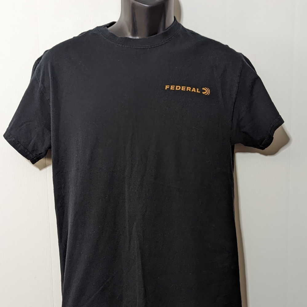 Men's "Federal Ammunition" T-shirt Size Medium Black